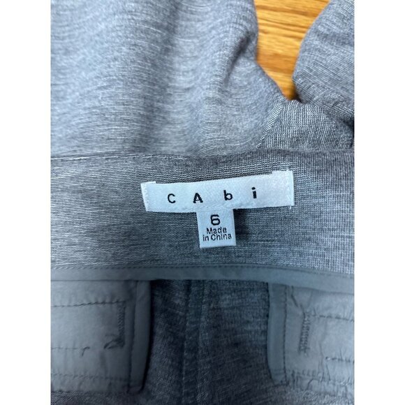 CAbi #814 Side Entry Trouser Newport Ponte Slim Pants Size 6 - Picture 5 of 9